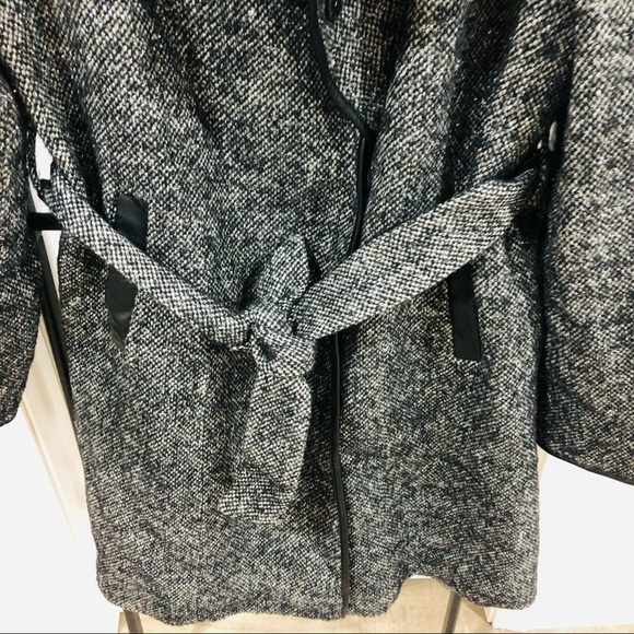 BGSD Black Sparkly Tie Coat - Picture 11 of 14